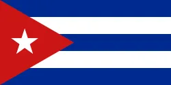 古巴共和國國旗,圖片來自:維基百科