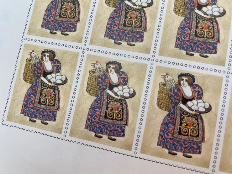 〈賣雞蛋的少女〉