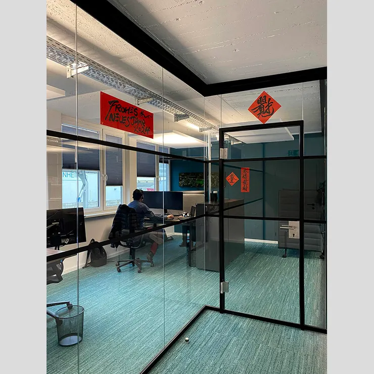 春聯張貼在辦公空間