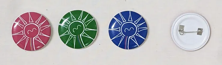 RGB 虹心球徽章  (青天白日滿地虹)