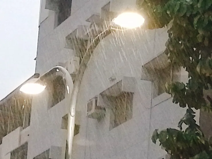 風雨交加的周五