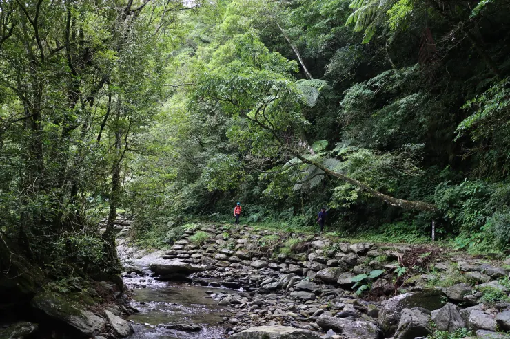 道逆沿線生態工法—砌石駁崁