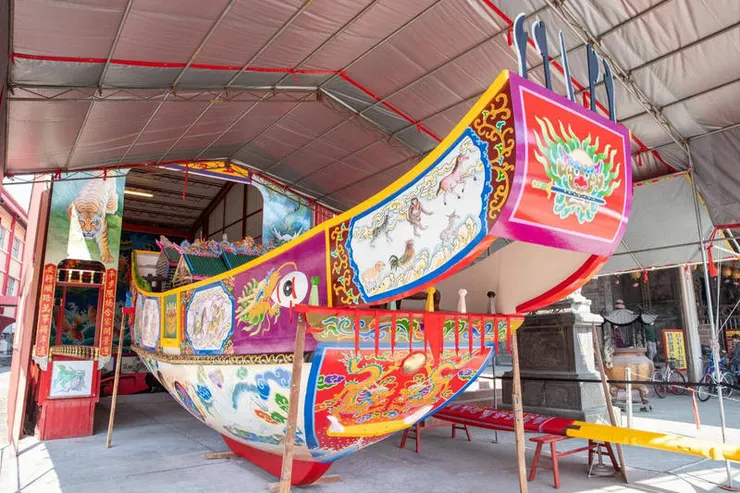 氣勢雄偉的王船（圖片來源：自由時報）