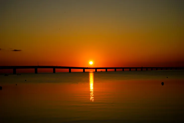 宮古島－來間大橋夕陽景