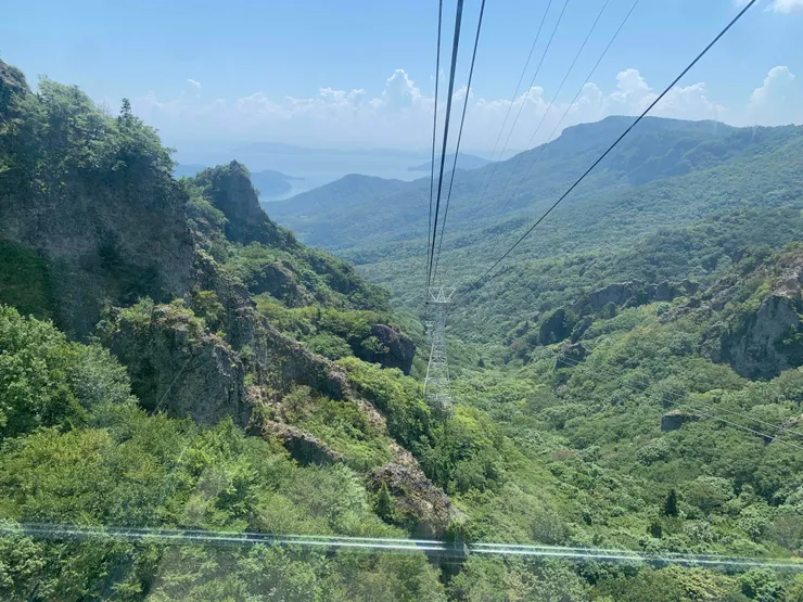 坐纜車看到的寒霞溪風光 - 1