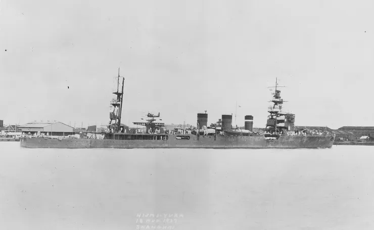 1932年8月18日，由良號在中國上海