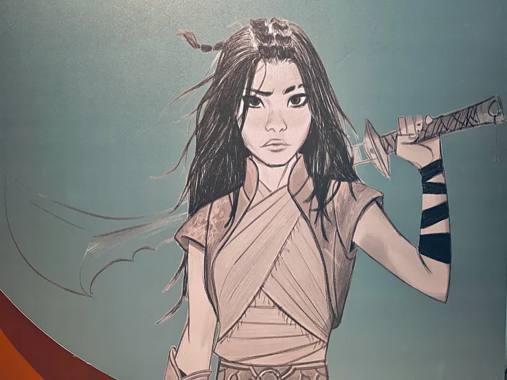 2021年《尋龍使者：拉雅》。這幅感覺跟花木蘭那幅放在一起，就是迷死人二人組！