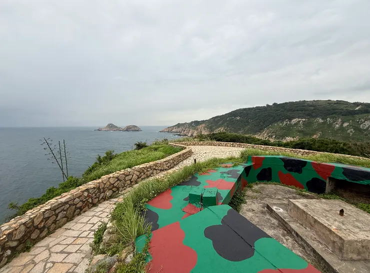 瞭望台可以看到林坳嶼