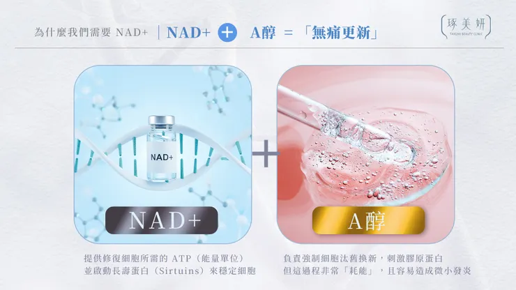 1+1>2的早C晚A進階公式!為什麼你的抗老清單裡,少不了 NAD+ 這個「最強後援」?
