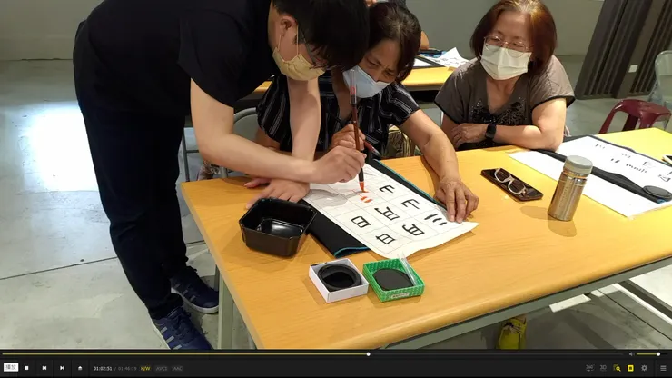 彰化和美正念書法班：個殊指導、差異化教學（林冠傑，2023）