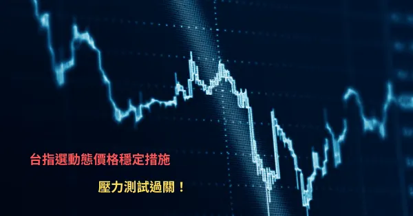 台股歷史最大跌幅也測試了動態價格穩定措施