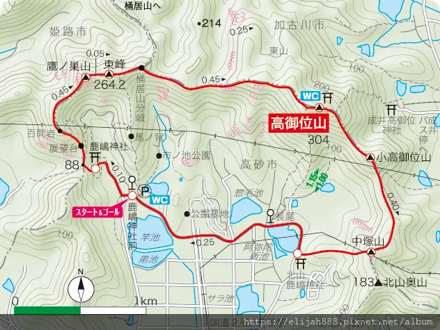 【2025初秋.兵庫県加古川市健行】関西百名山68/高御位山