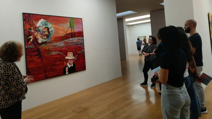 畫家Malerin Christine生於東德時期的Crossen,現居於Dresden