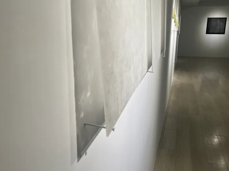 第一種手法的作品細節以及其影子｜影像來源：筆者提供