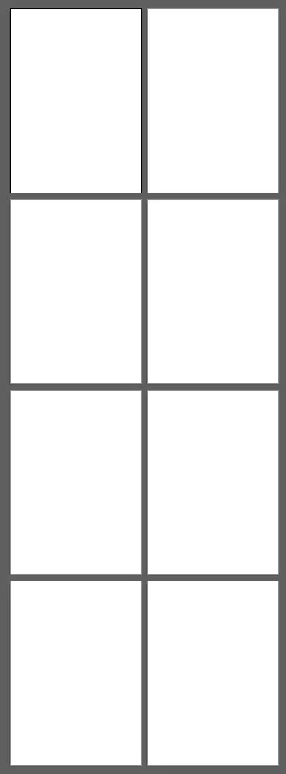 4欄x2列---上至下---共8個工作區域