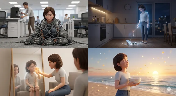 碎掉的瓷碗與不再道歉的她