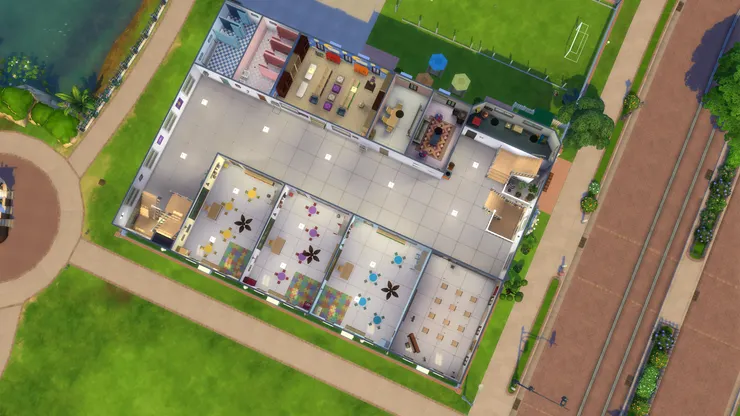 看完地下層要上一樓了，這是平面圖。大家能看得出有什麼嗎？