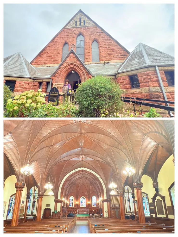 聖保羅教堂屬英式紅砂岩建築