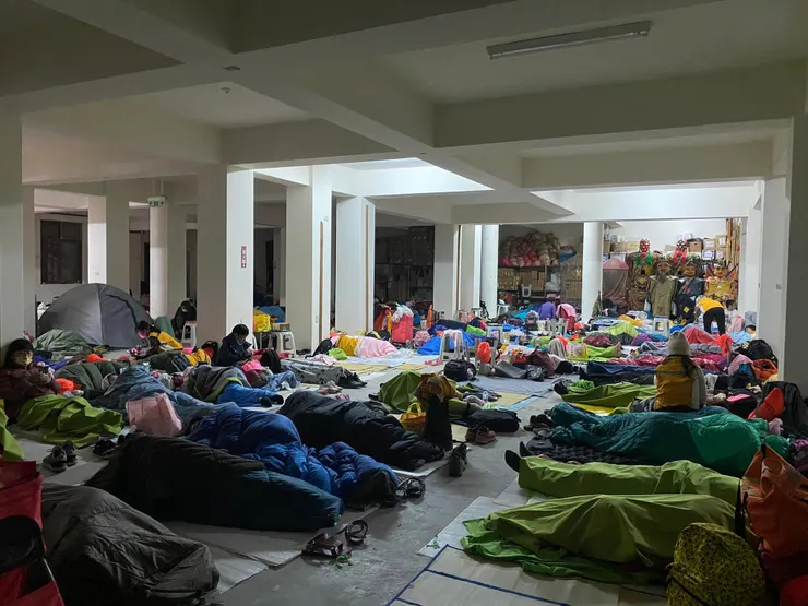 ▲慈后宮香客大樓空地