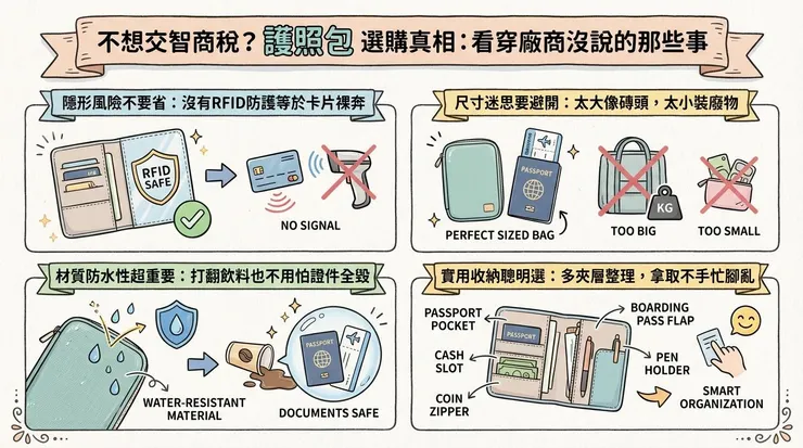 不想交智商稅？護照包 選購真相：看穿廠商沒說的那些事