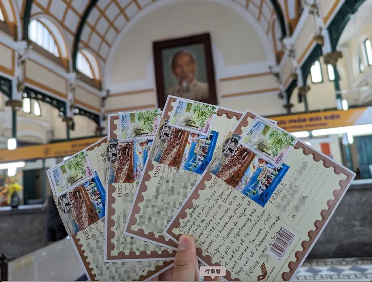 郵票非常漂亮，寄到所有國家的郵資都是一樣的。