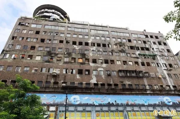 自由時報提供，千越大廈現況  