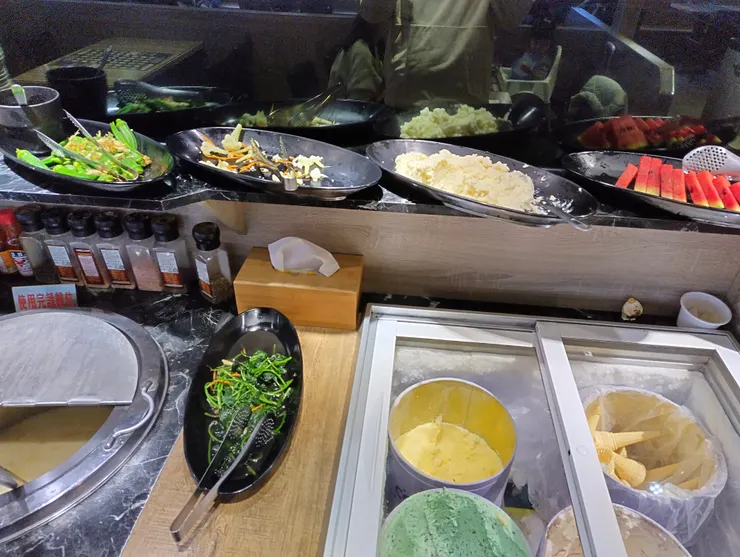 熱食菜盤 & 冰淇淋