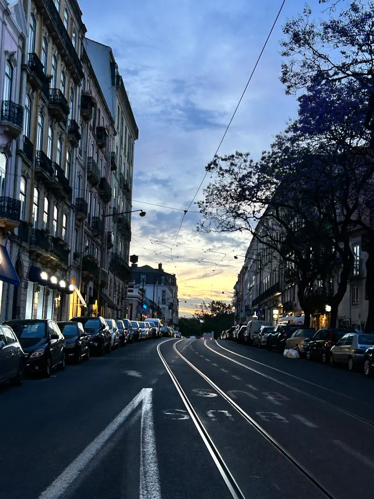 里斯本街頭夜景