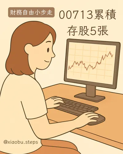 00713除息最後買進日，我用5張參加除息