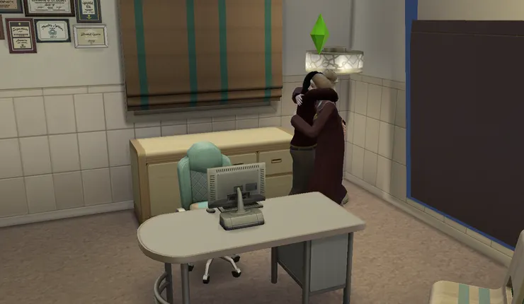 到校長辦公室跟校長道別~