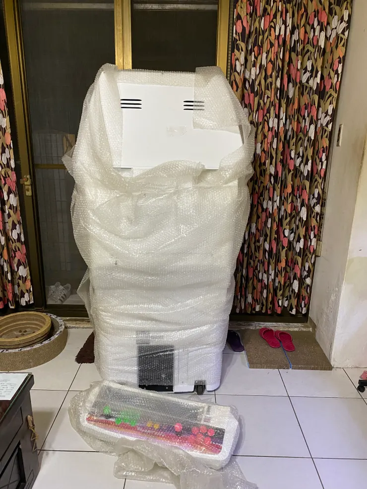 終於運回來了，還好住的是一樓...