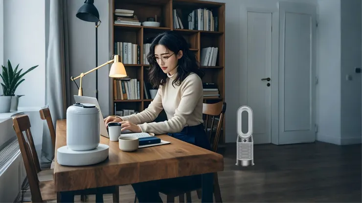 潔莉在書房辦公 with HP10