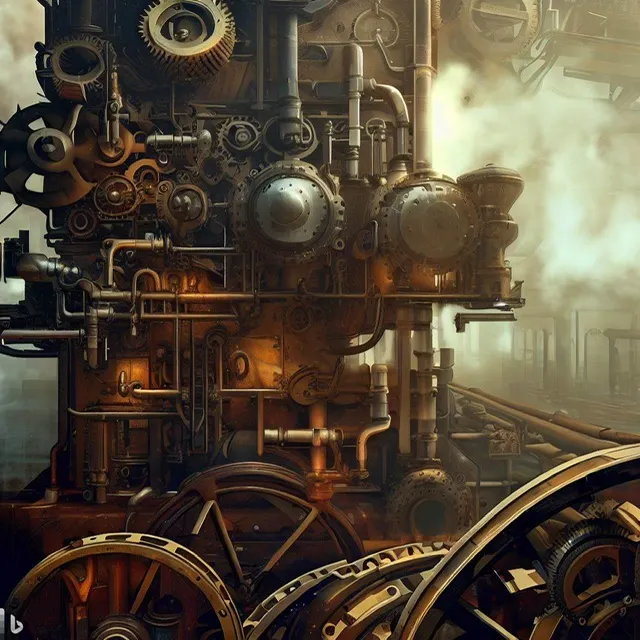 一台虛構的老舊機械