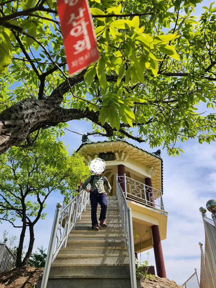 飛龍台這裡是個二層結構的展望涼亭