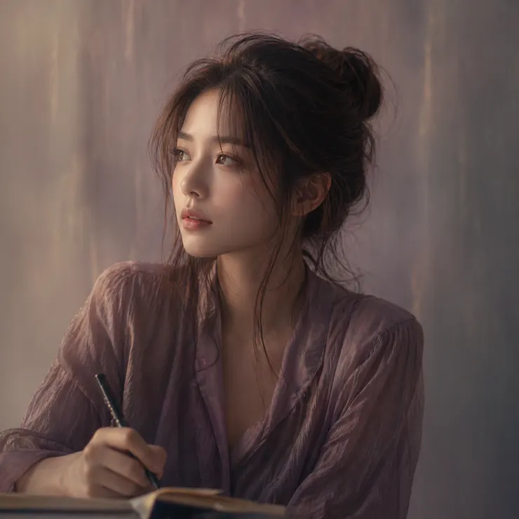 She wore a charcoal coat stitched with pale threads, and carried a notebook whose pages softened whenever clouds approached.