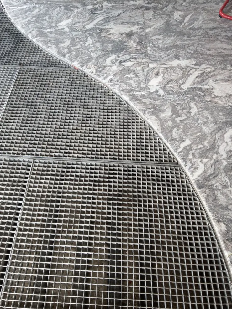 地板的分割也是流線型