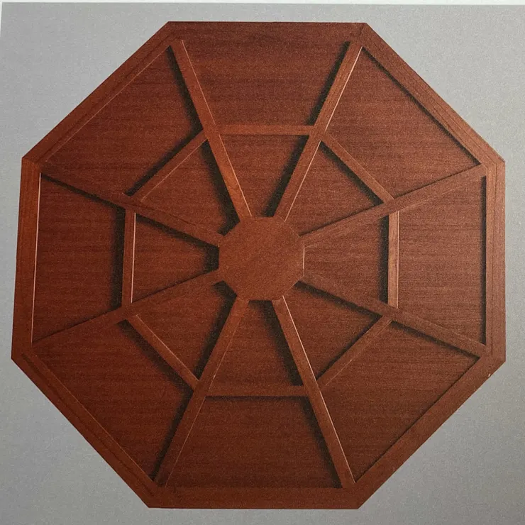 桌板底面的八卦結構