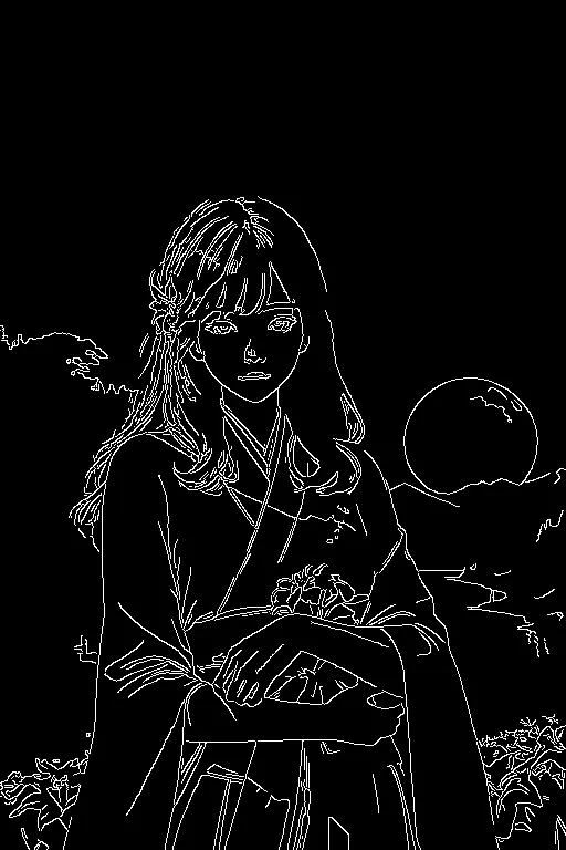 移動月亮後的邊緣線參考圖