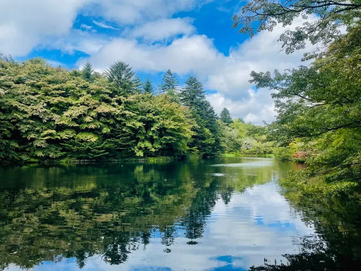 輕井澤著名景點雲場池