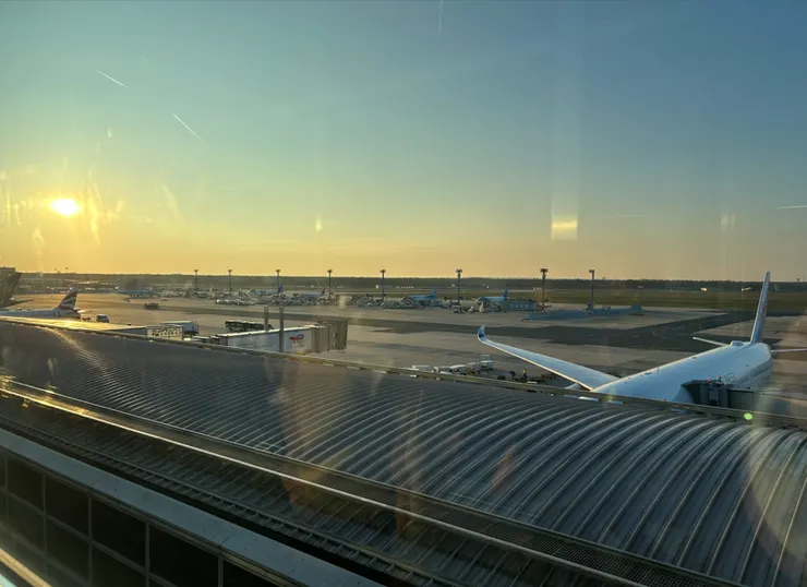 清晨的法蘭克福機場