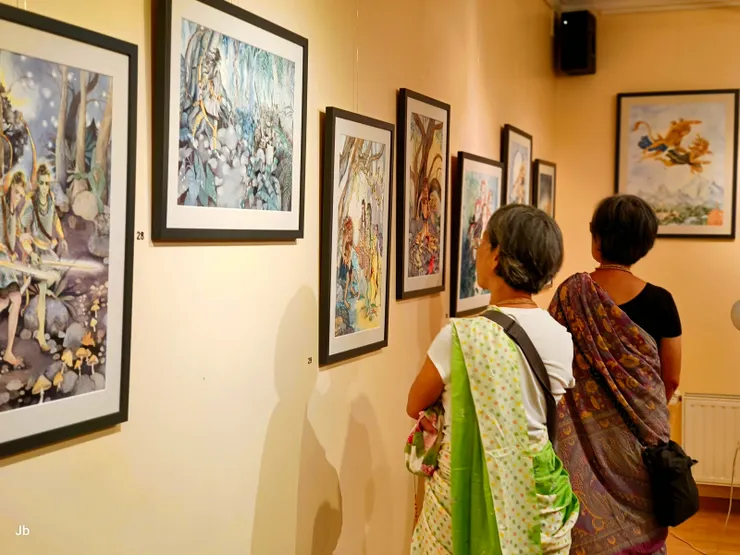 【要看羅摩衍那畫展且聽帕布引導！帕布帶我們去參觀MOSA博物館的畫展。】