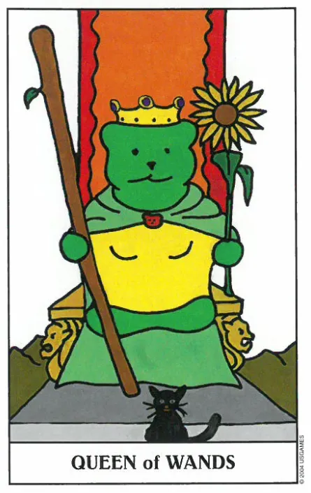 權杖王后｜小熊塔羅