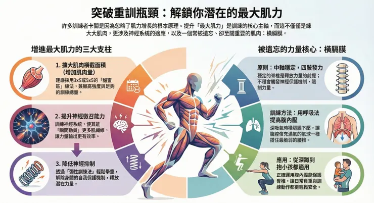 突破重訓瓶頸,解鎖潛在最大肌力