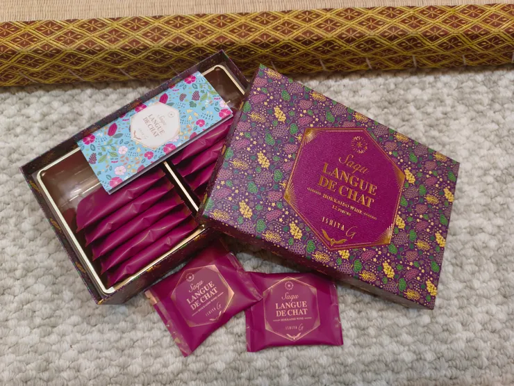 葡萄蘭姆酒貓舌餅