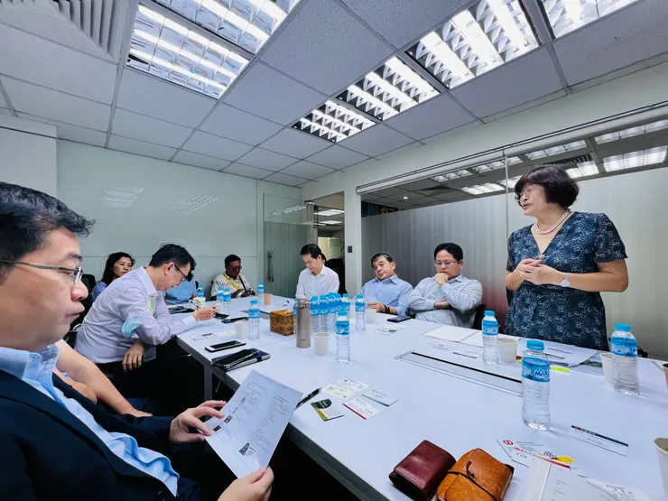 台灣東南亞與南亞協會參訪團與緬甸金融界台商座談