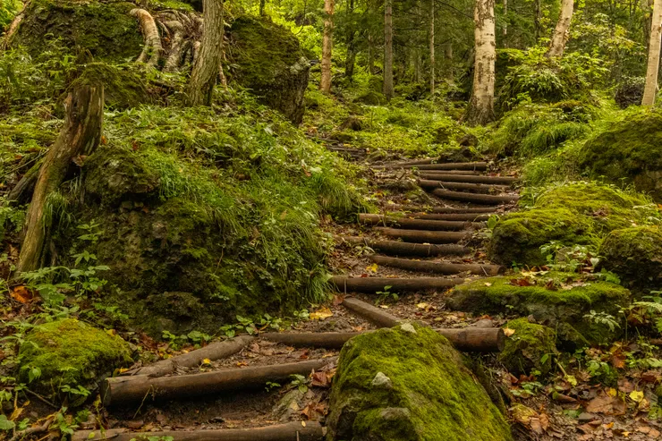 一步一步,築夢踏實!- 攝於日本北海道層雲峽國家公園
