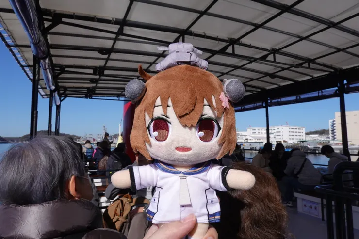 出航前在船上拍一張雪風