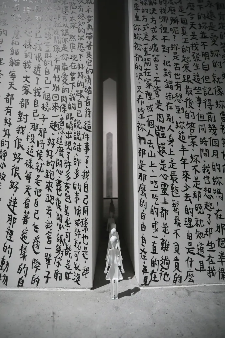 ▲藝術家陳云系列作品。