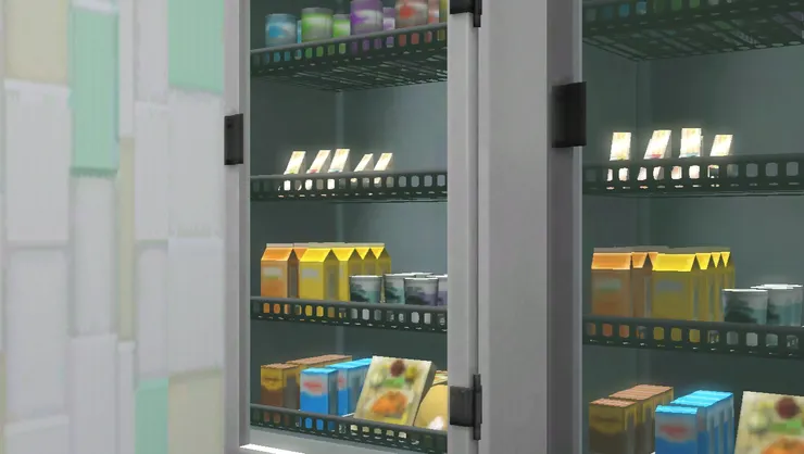 飲品的需求很大，所以放了三個雪櫃。