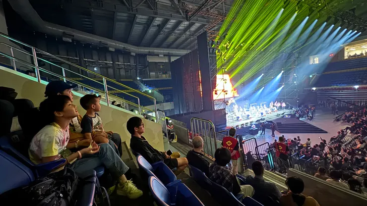 圖一：美好三代之間家庭參加教堂70週年慶活動